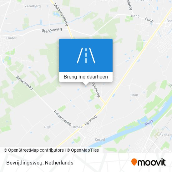 Bevrijdingsweg kaart