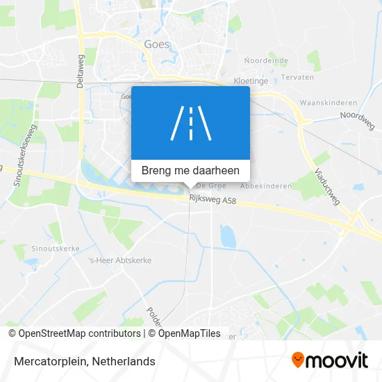 Mercatorplein kaart