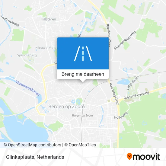 Glinkaplaats kaart