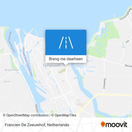 Francien De Zeeuwhof kaart