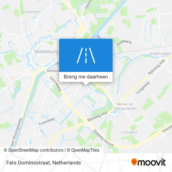 Fats Dominostraat kaart