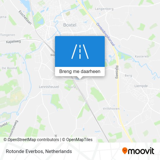 Rotonde Everbos kaart