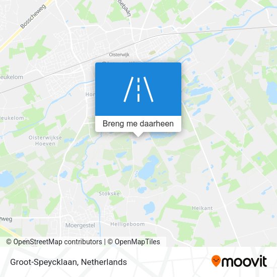 Groot-Speycklaan kaart