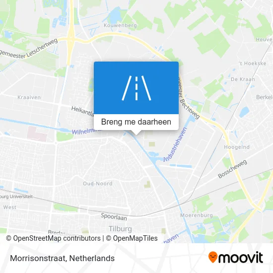 Morrisonstraat kaart