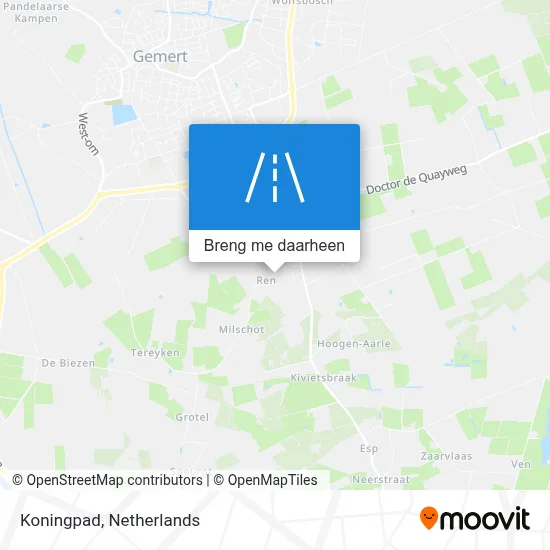 Koningpad kaart