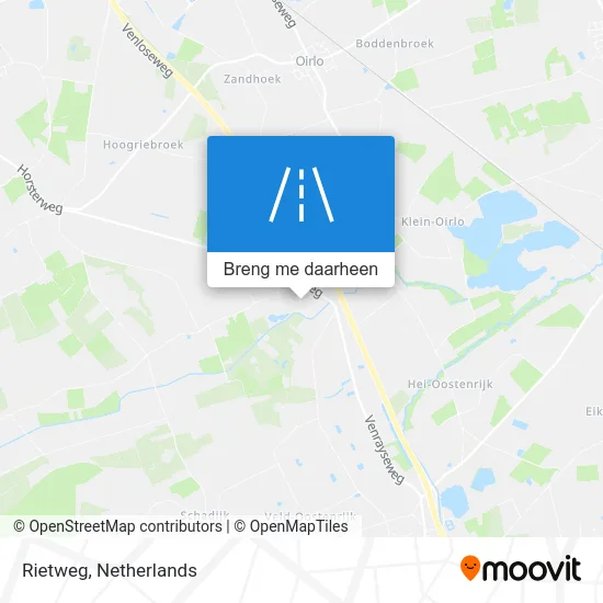 Rietweg kaart