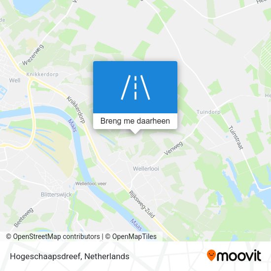 Hogeschaapsdreef kaart