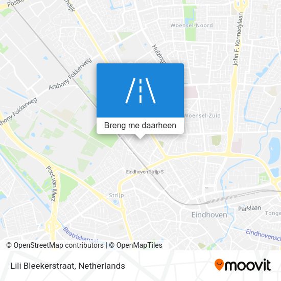 Lili Bleekerstraat kaart
