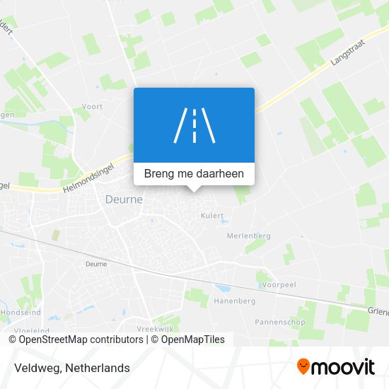 Veldweg kaart