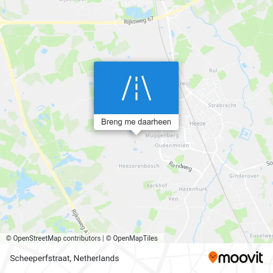 Scheeperfstraat kaart