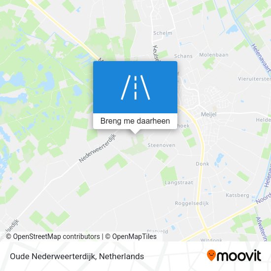 Oude Nederweerterdijk kaart
