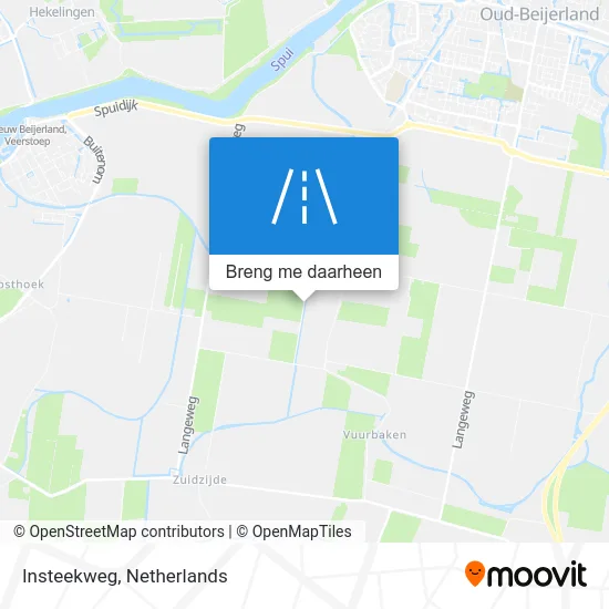 Insteekweg kaart