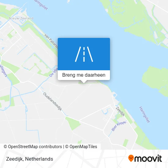 Zeedijk kaart