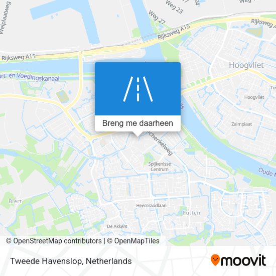 Tweede Havenslop kaart