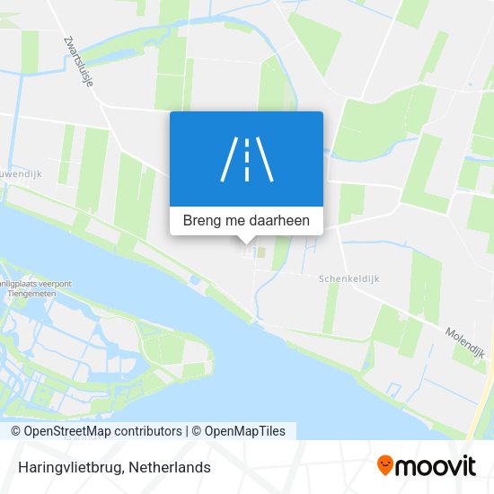 Haringvlietbrug kaart