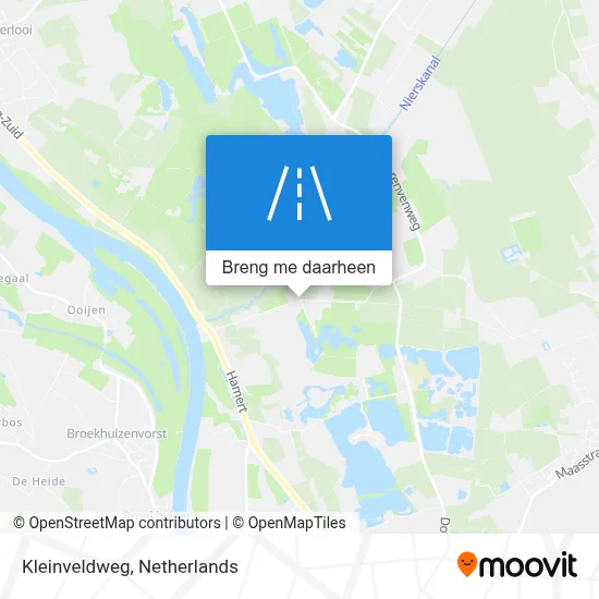 Kleinveldweg kaart