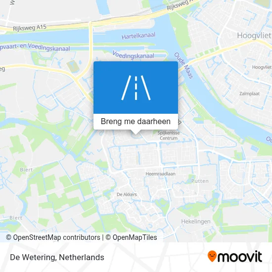De Wetering kaart