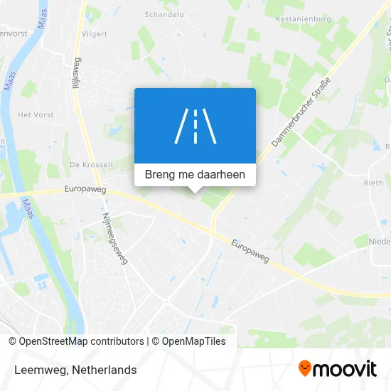 Leemweg kaart