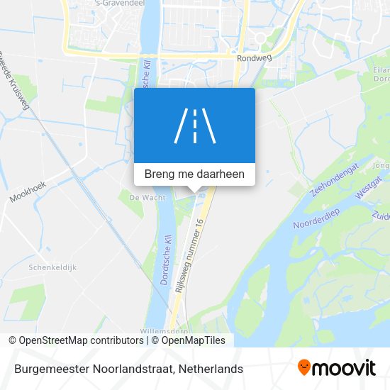 Burgemeester Noorlandstraat kaart