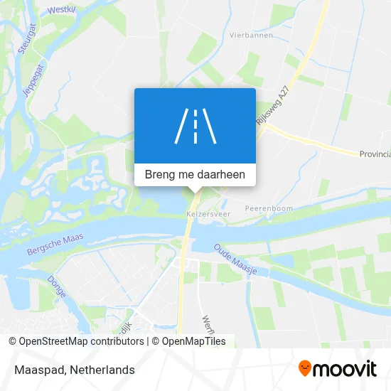 Maaspad kaart