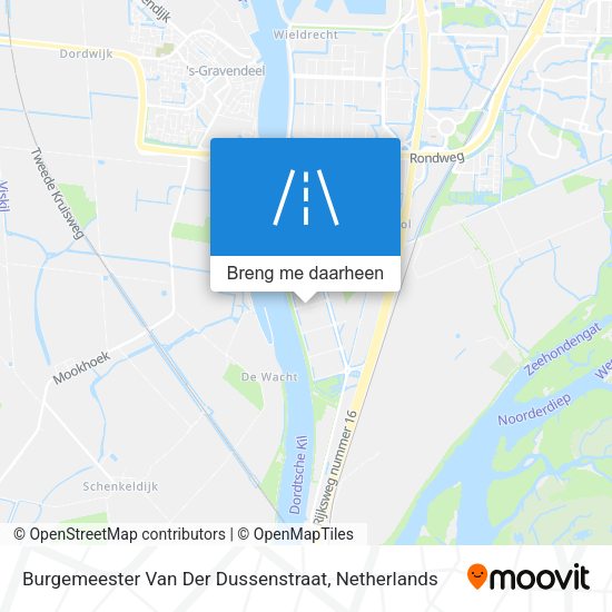 Burgemeester Van Der Dussenstraat kaart