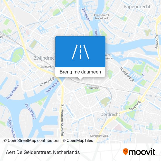 Aert De Gelderstraat kaart