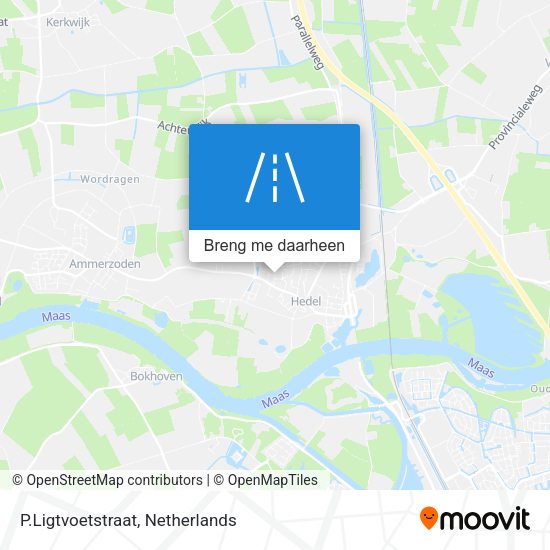 P.Ligtvoetstraat kaart