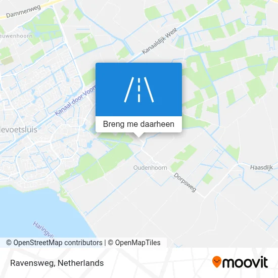Ravensweg kaart