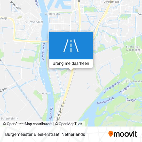 Burgemeester Bleekerstraat kaart