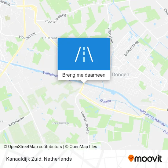 Kanaaldijk Zuid kaart