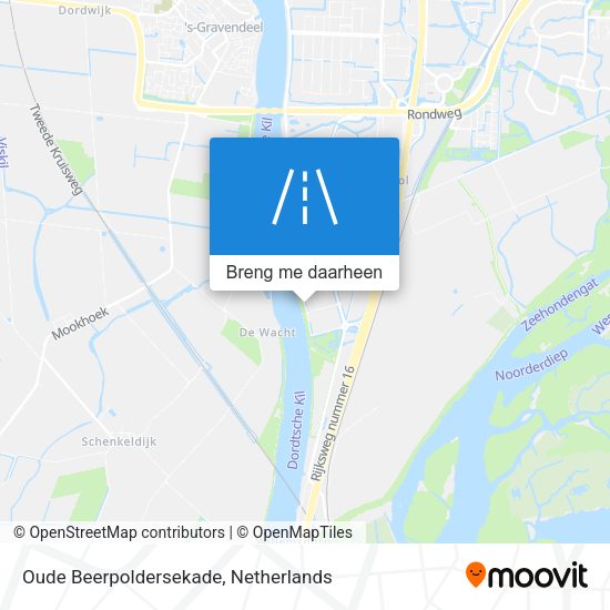 Oude Beerpoldersekade kaart