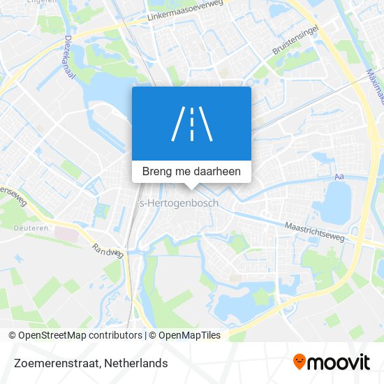 Zoemerenstraat kaart