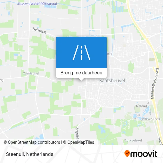 Steenuil kaart