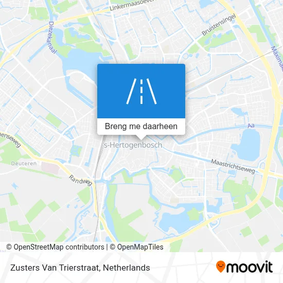 Zusters Van Trierstraat kaart