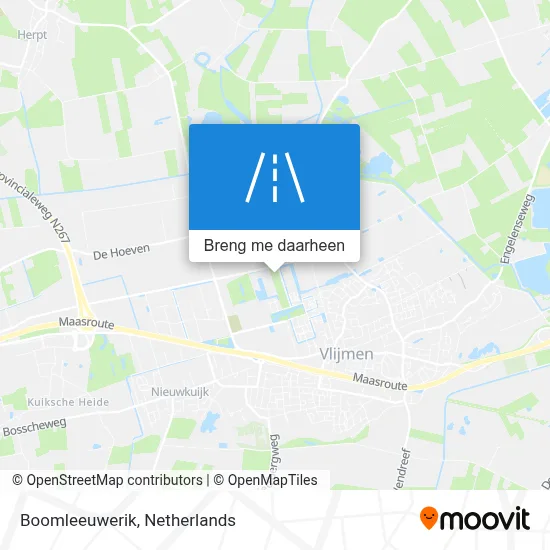 Boomleeuwerik kaart