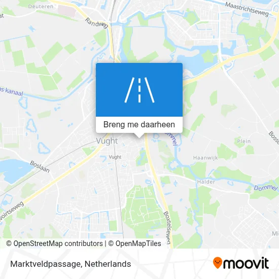 Marktveldpassage kaart