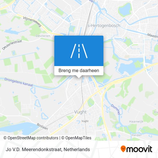 Jo V.D. Meerendonkstraat kaart