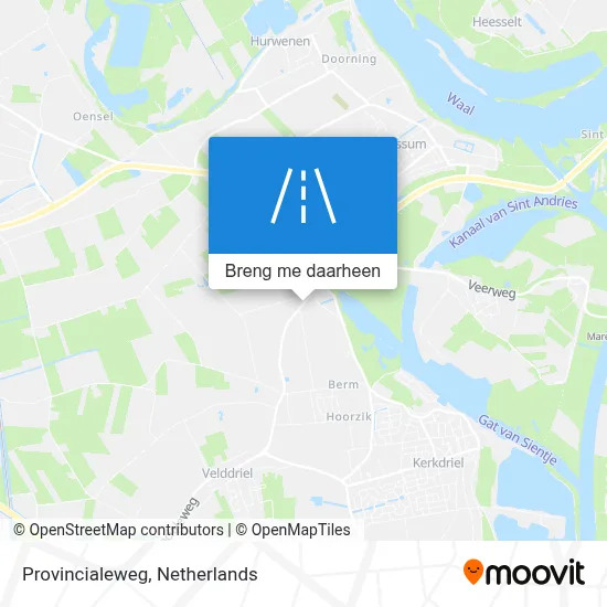 Provincialeweg kaart