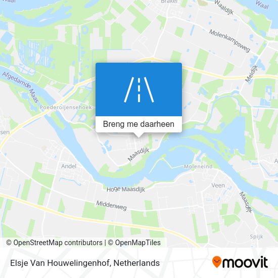 Elsje Van Houwelingenhof kaart