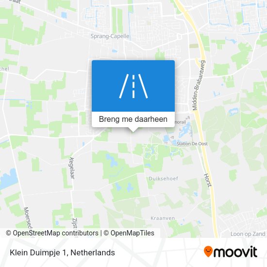 Klein Duimpje 1 kaart