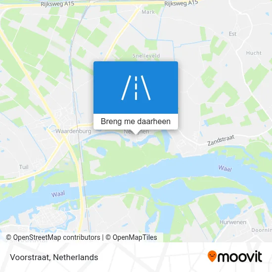 Voorstraat kaart