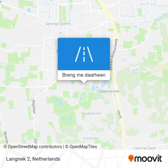 Langnek 2 kaart