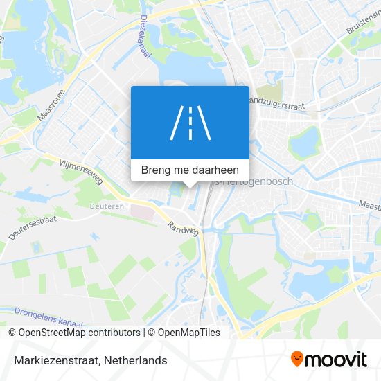 Markiezenstraat kaart