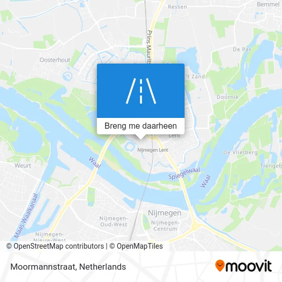 Moormannstraat kaart