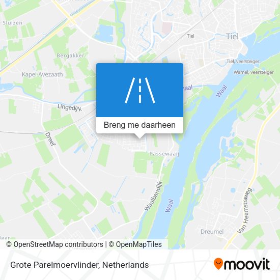 Grote Parelmoervlinder kaart