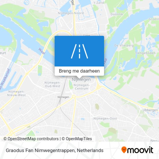 Graodus Fan Nimwegentrappen kaart