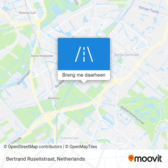 Bertrand Rusellstraat kaart