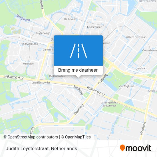 Judith Leysterstraat kaart