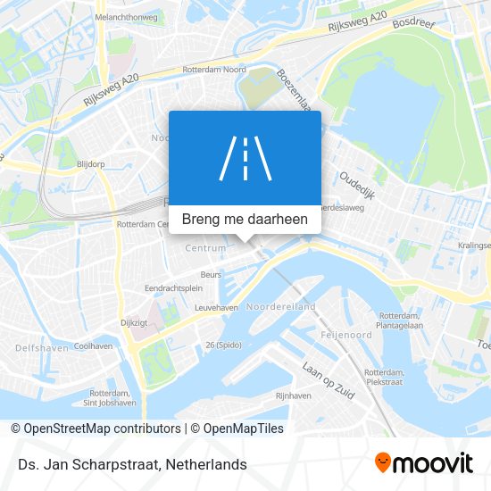 Ds. Jan Scharpstraat kaart