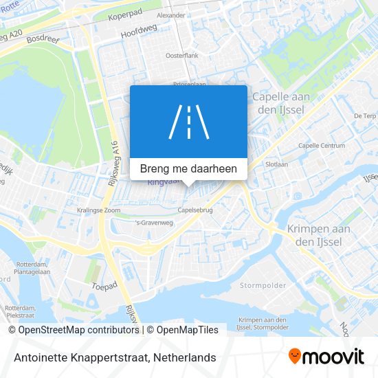 Antoinette Knappertstraat kaart